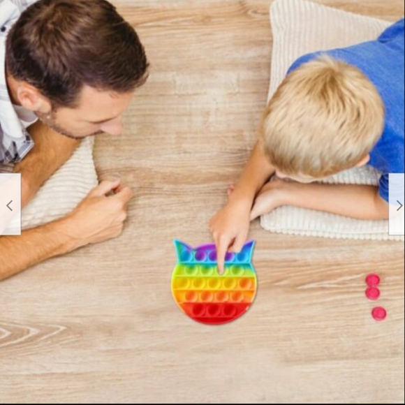 Fidget Silicone Relief Stress Push Bubble … - Picture 4 of 5